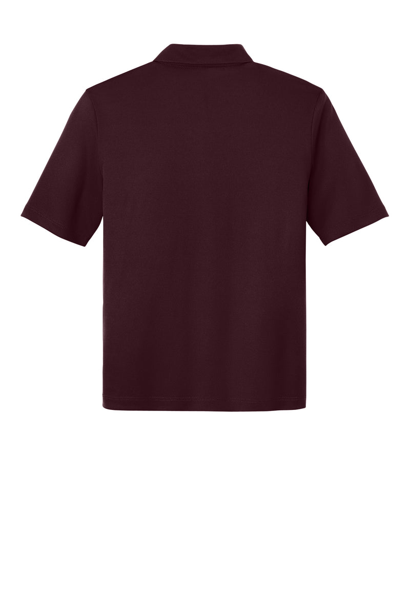 Port Authority Youth Silk Touch Performance Polo - Maroon