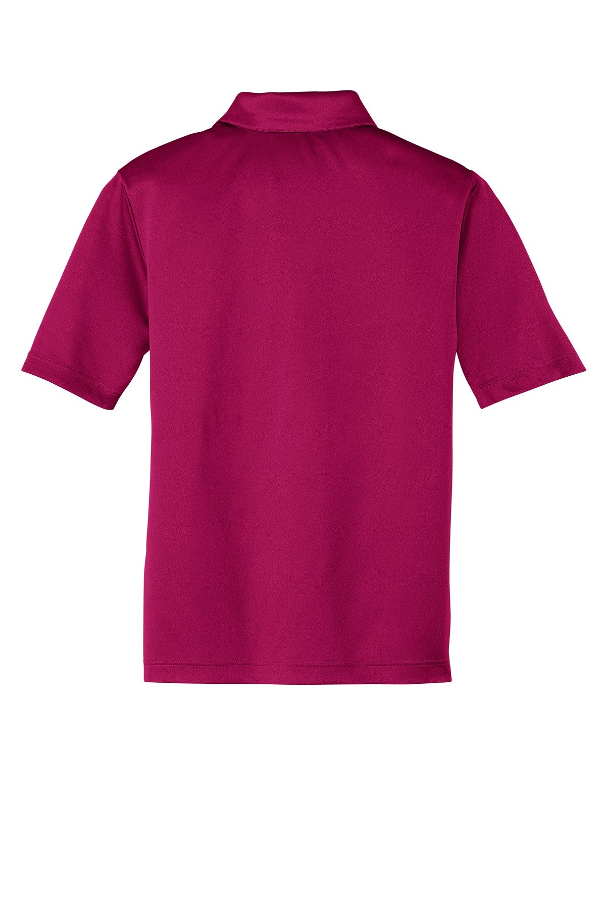Port Authority Youth Silk Touch Performance Polo - Pink Raspberry