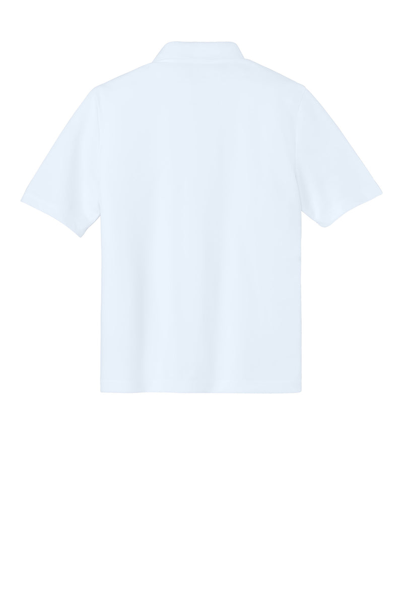 Port Authority Youth Silk Touch Performance Polo - White