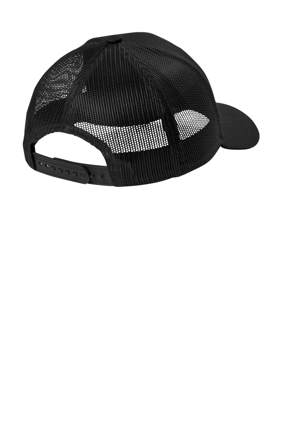 Port Authority Youth Snapback Trucker Cap - Black