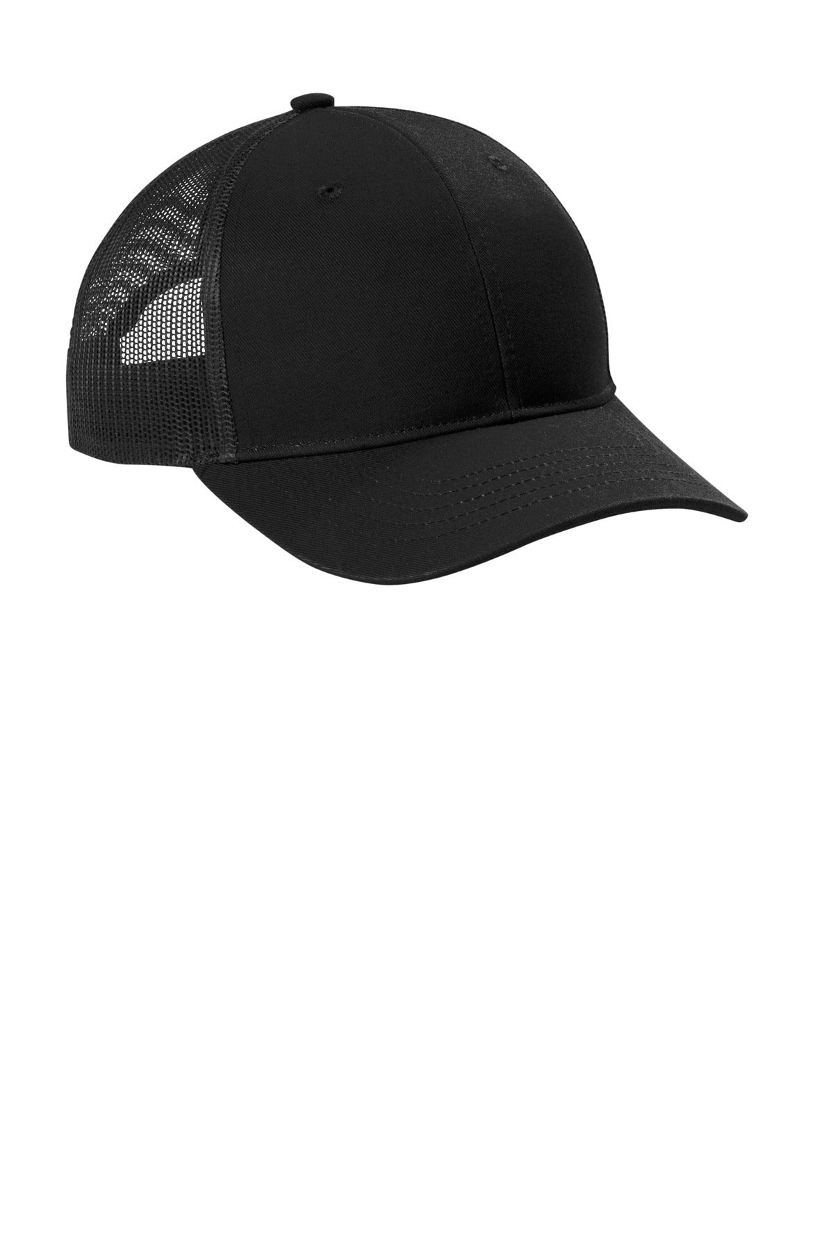 Port Authority Youth Snapback Trucker Cap - Black