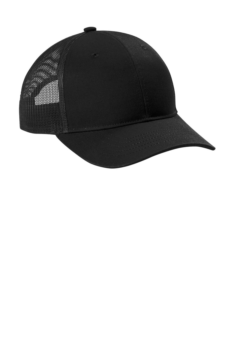 Port Authority Youth Snapback Trucker Cap - Black