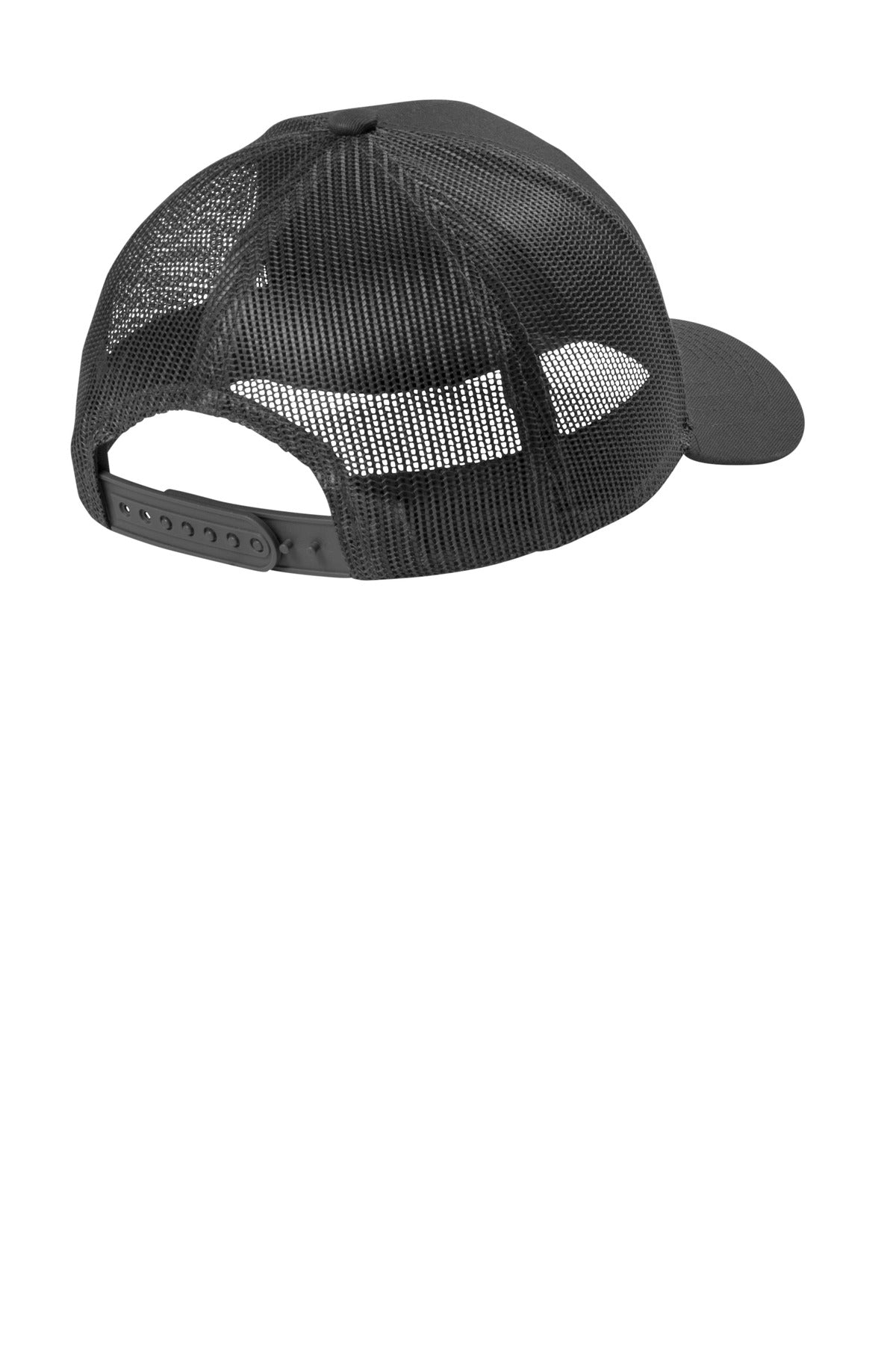 Port Authority Youth Snapback Trucker Cap - Grey Steel