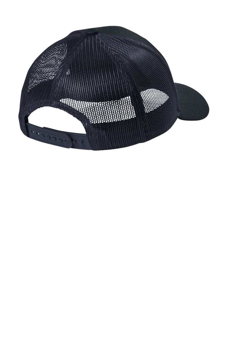 Port Authority Youth Snapback Trucker Cap - Rich Navy