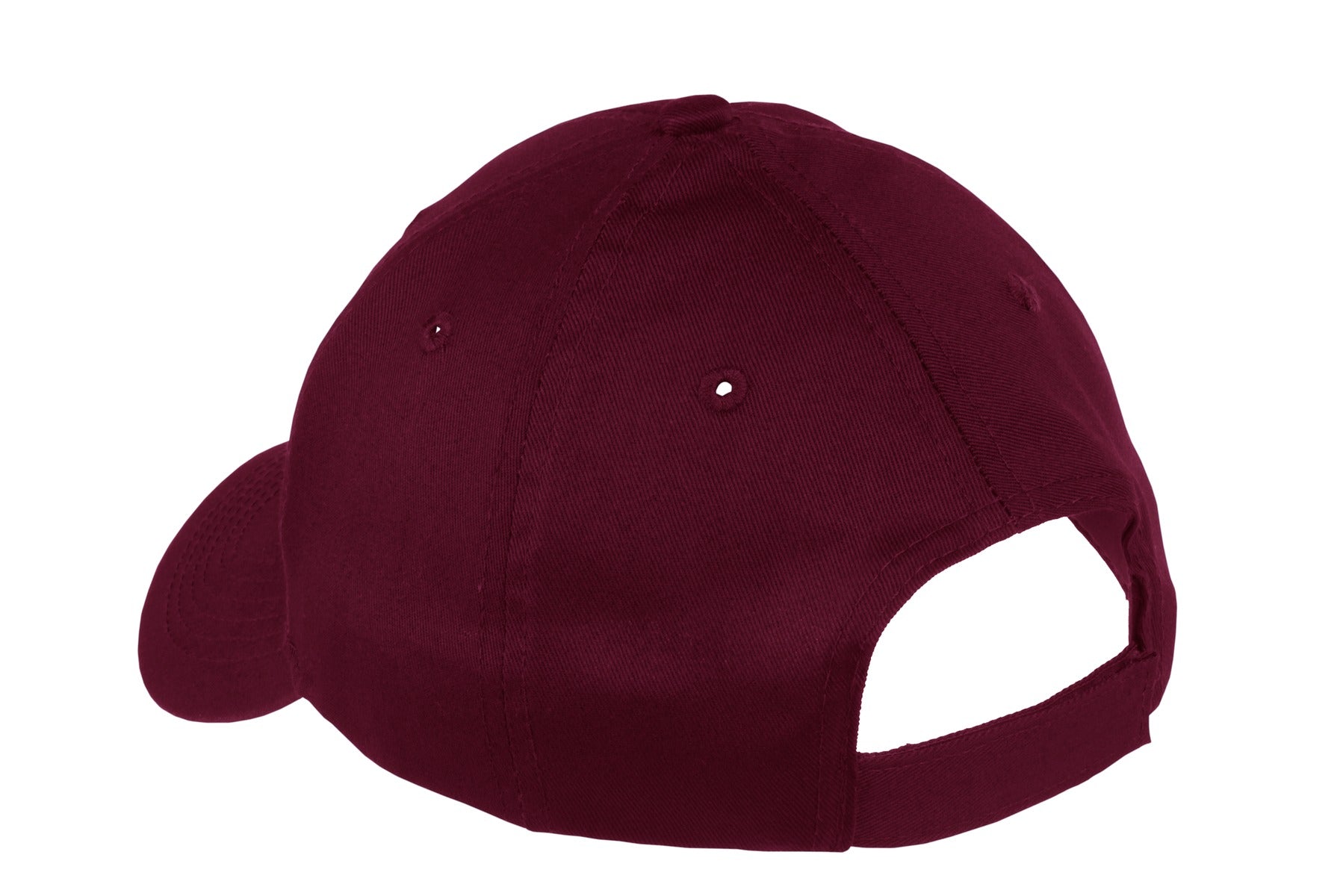 Port Authority Youth Six-Panel Twill Cap - Maroon