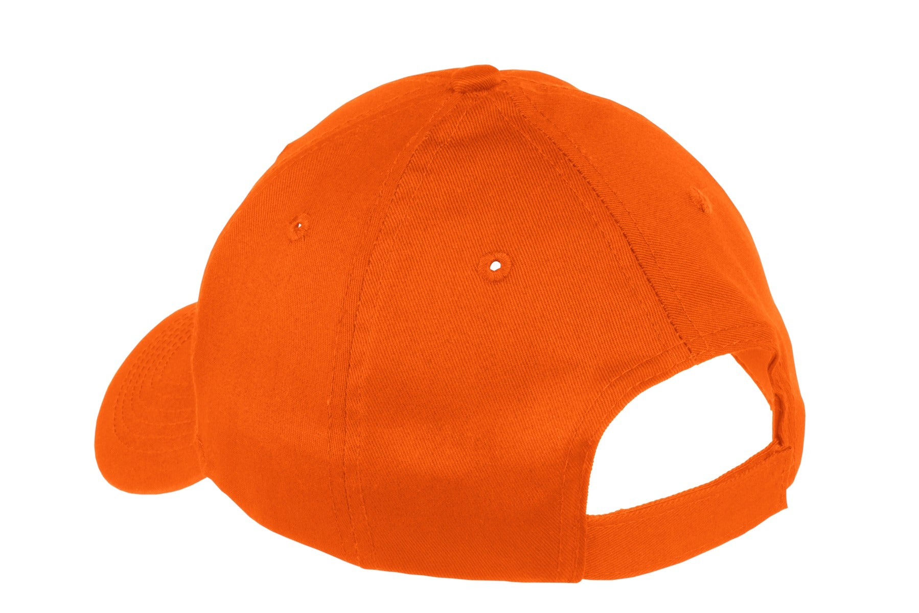 Port Authority Youth Six-Panel Twill Cap - Orange