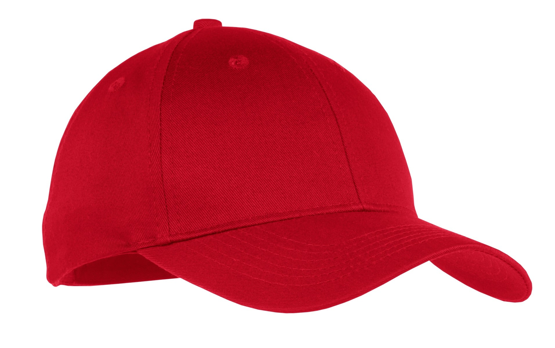 Port Authority Youth Six-Panel Twill Cap - Red