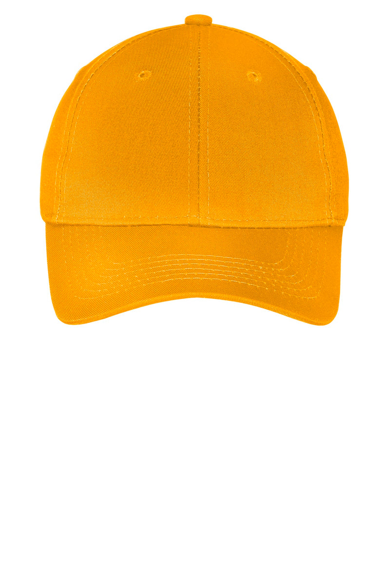 Port Authority Youth Six-Panel Twill Cap - Athletic Gold