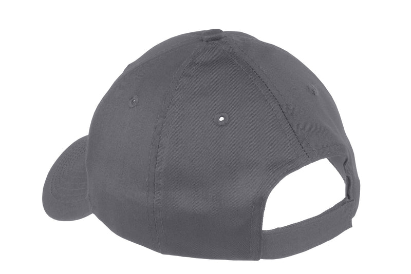 Port Authority Youth Six-Panel Twill Cap - Charcoal