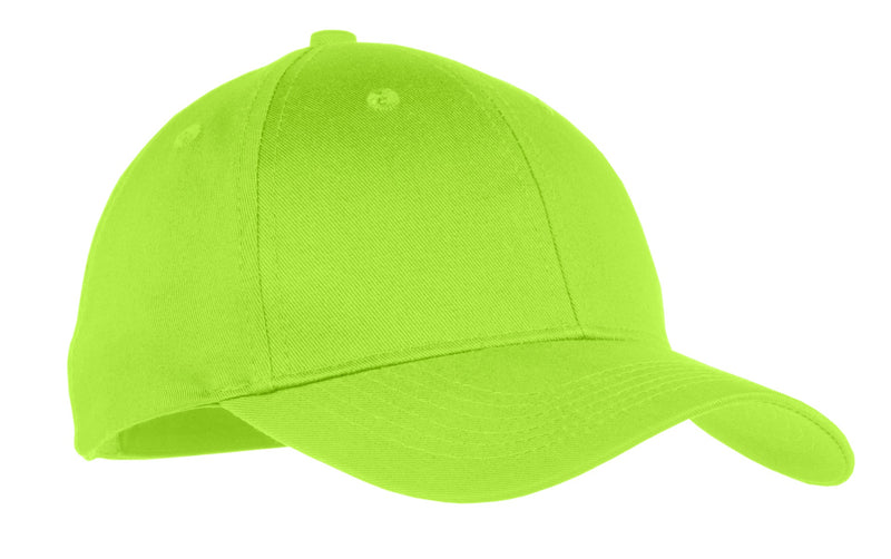 Port Authority Youth Six-Panel Twill Cap - Lime