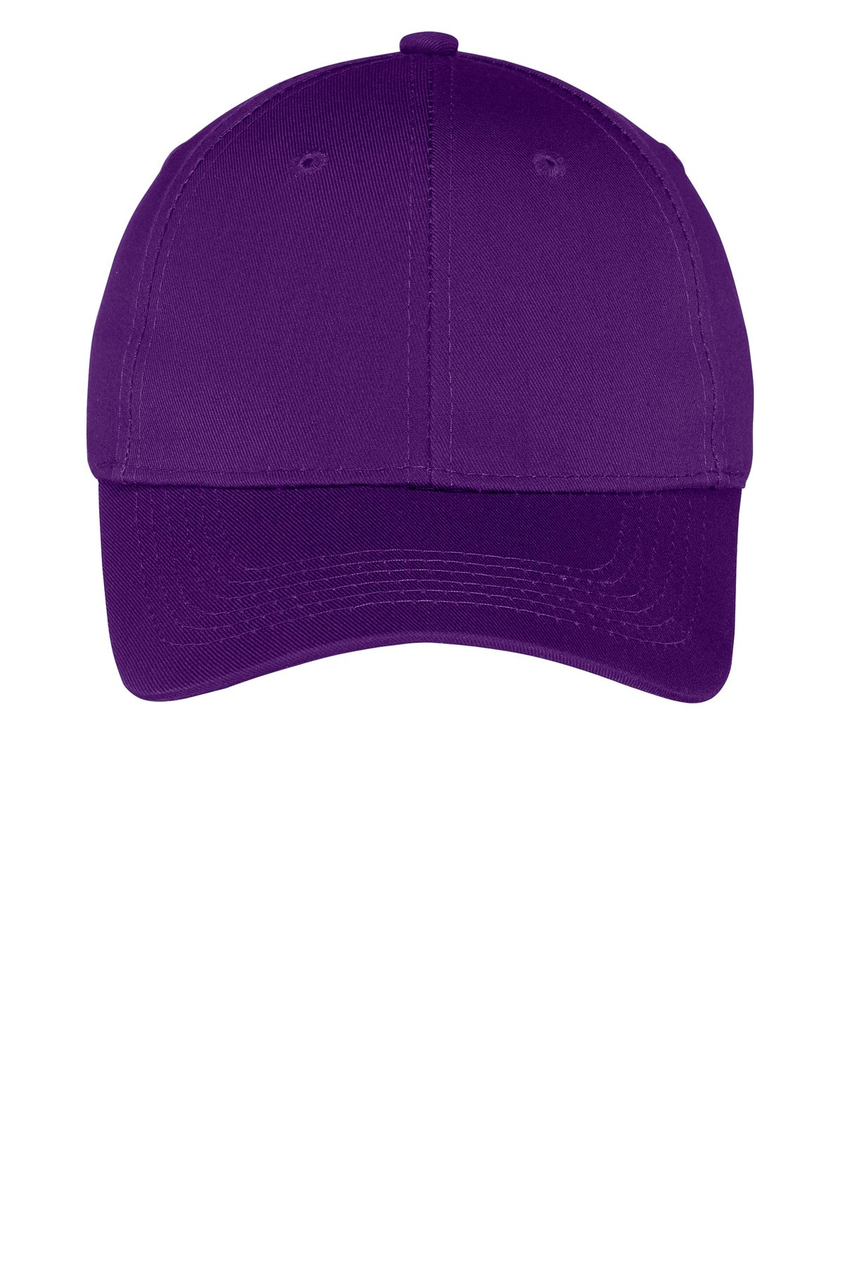 Port Authority Youth Six-Panel Twill Cap - Purple