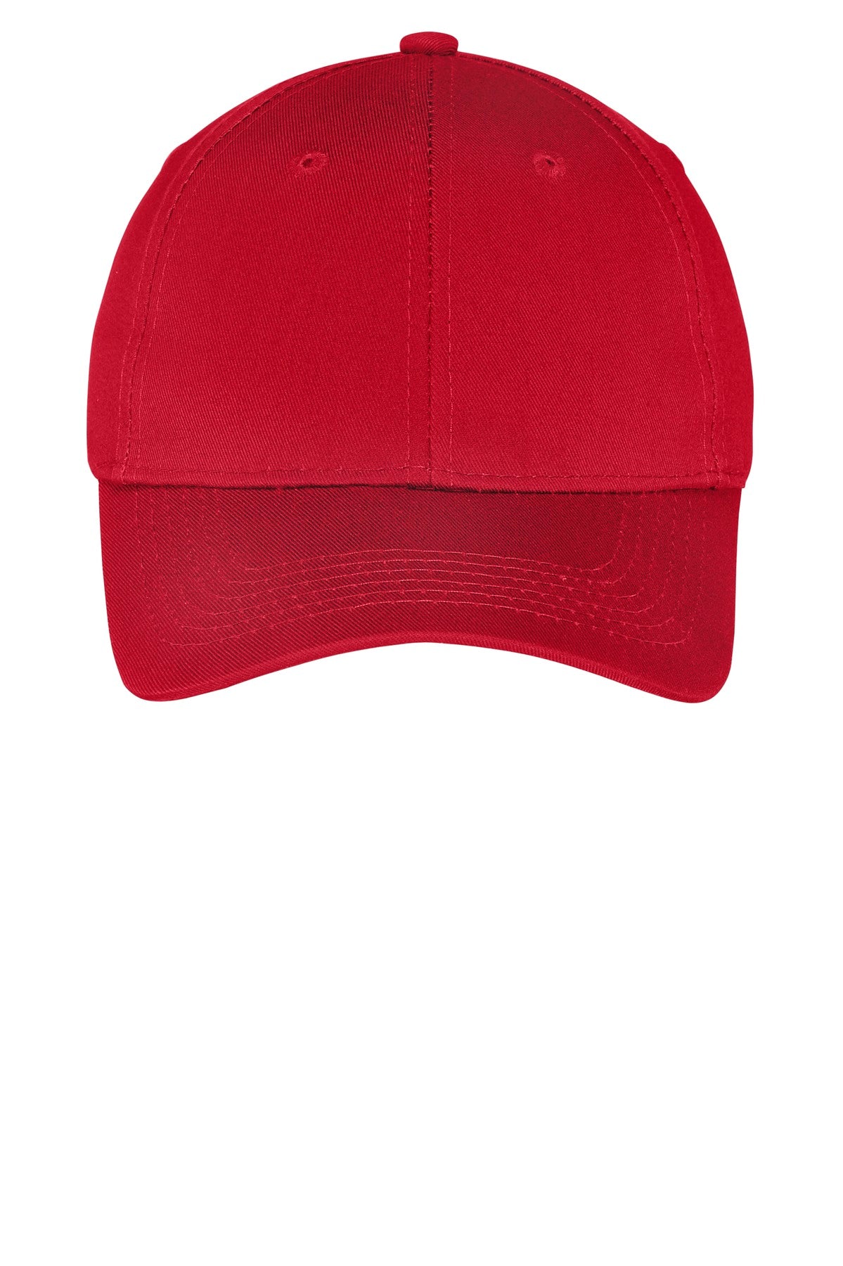 Port Authority Youth Six-Panel Twill Cap - Red
