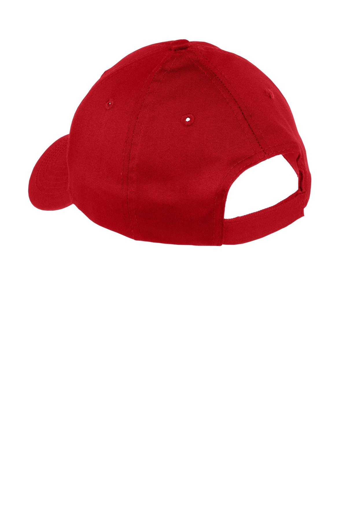 Port Authority Youth Six-Panel Twill Cap - True Red