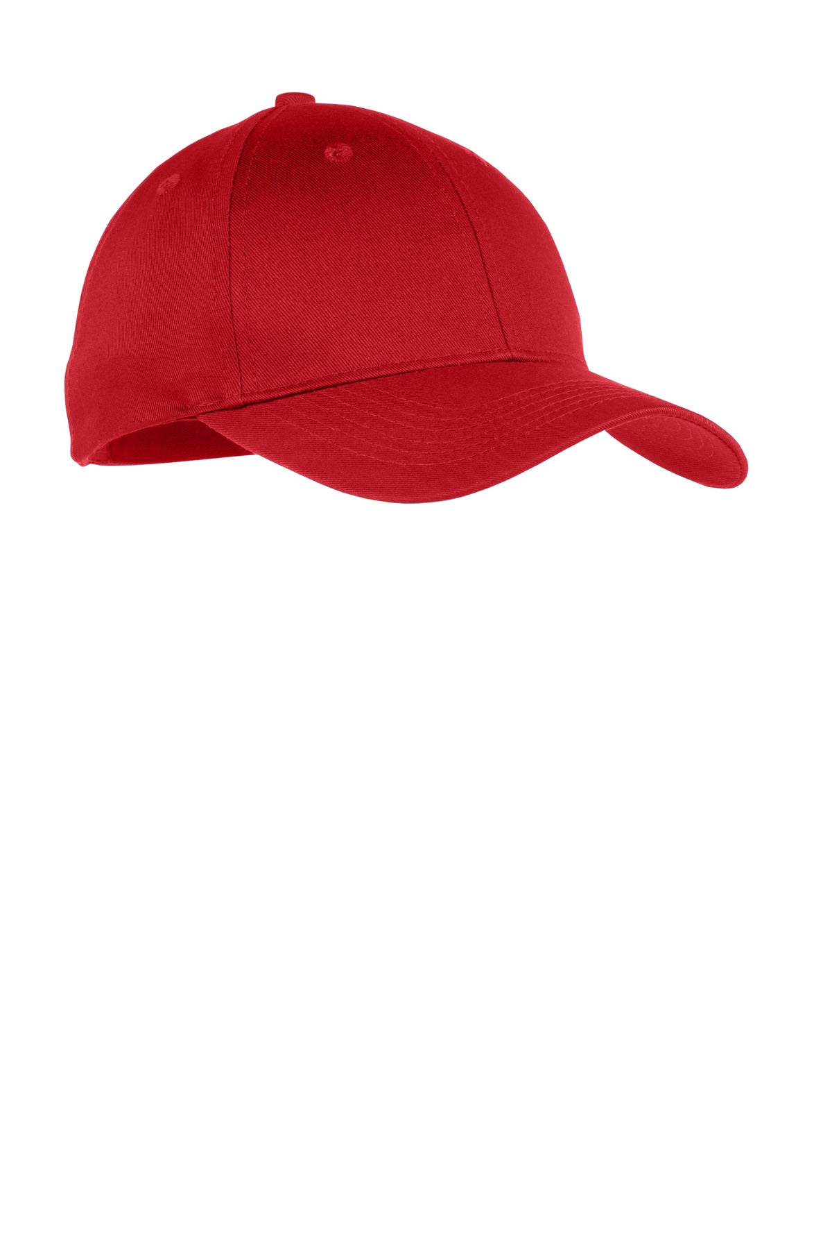 Port Authority Youth Six-Panel Twill Cap - True Red
