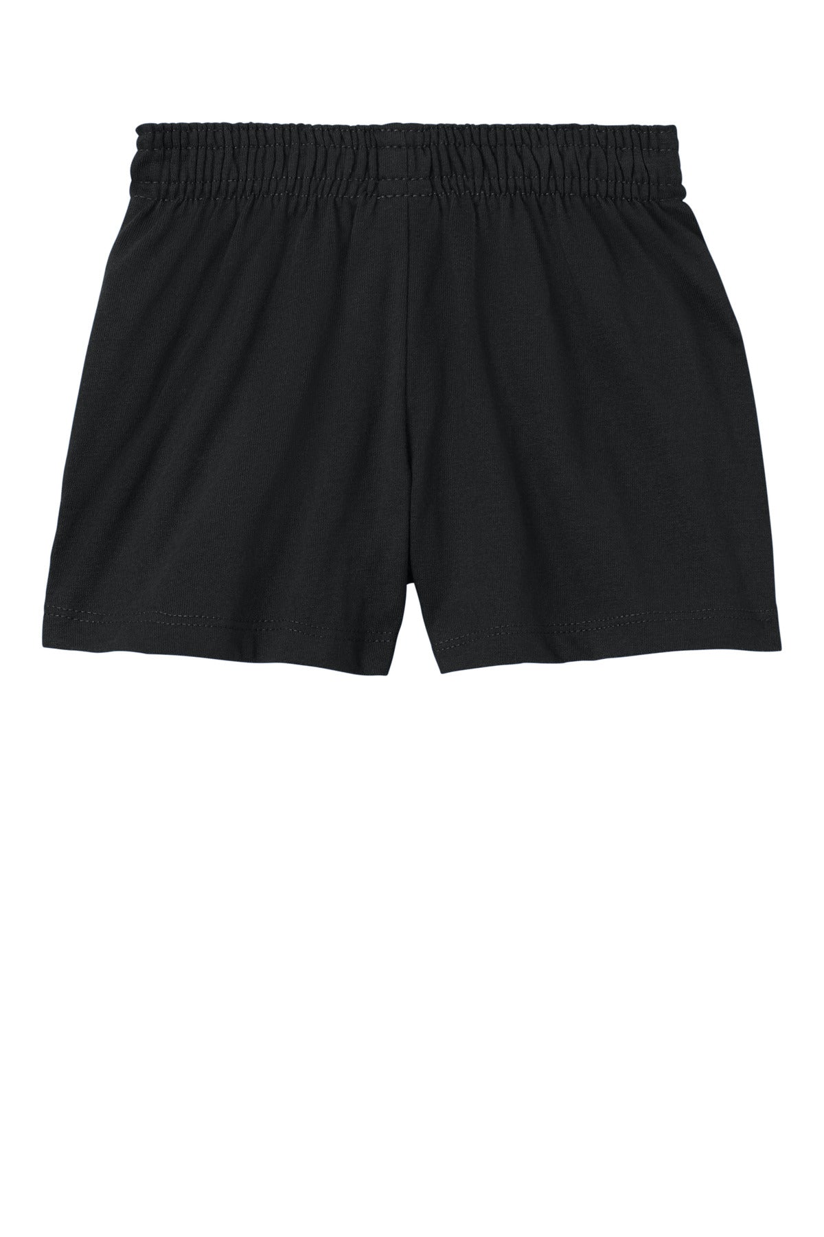 Sport-Tek Girls Jersey Knit Squad Short - Black