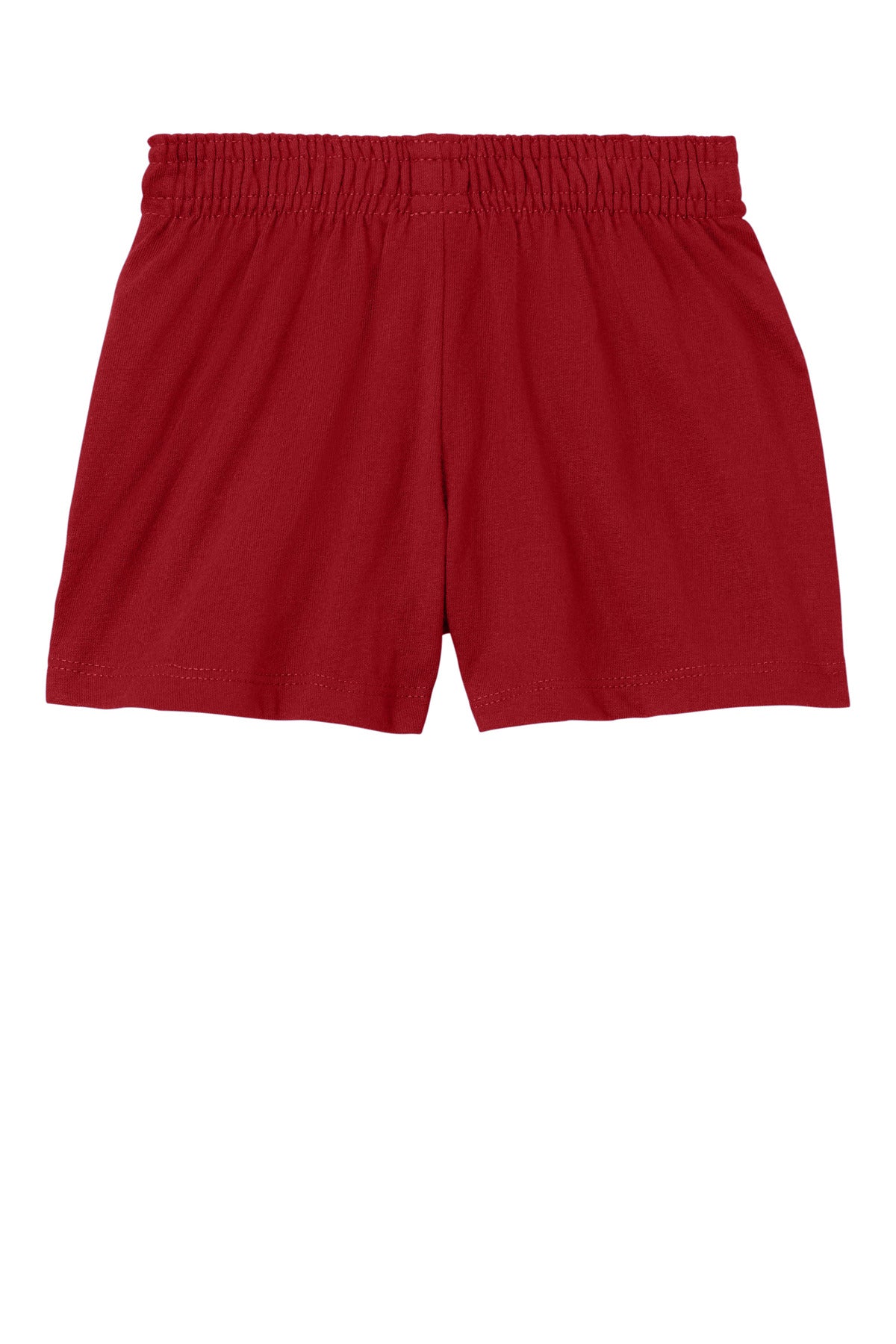 Sport-Tek Girls Jersey Knit Squad Short - Deep Red
