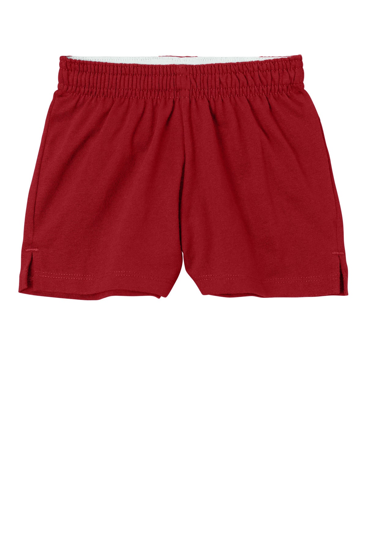 Sport-Tek Girls Jersey Knit Squad Short - Deep Red