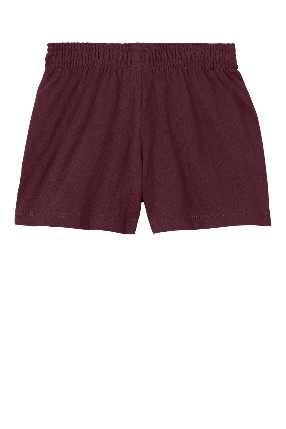 Sport-Tek Girls Jersey Knit Squad Short - Maroon