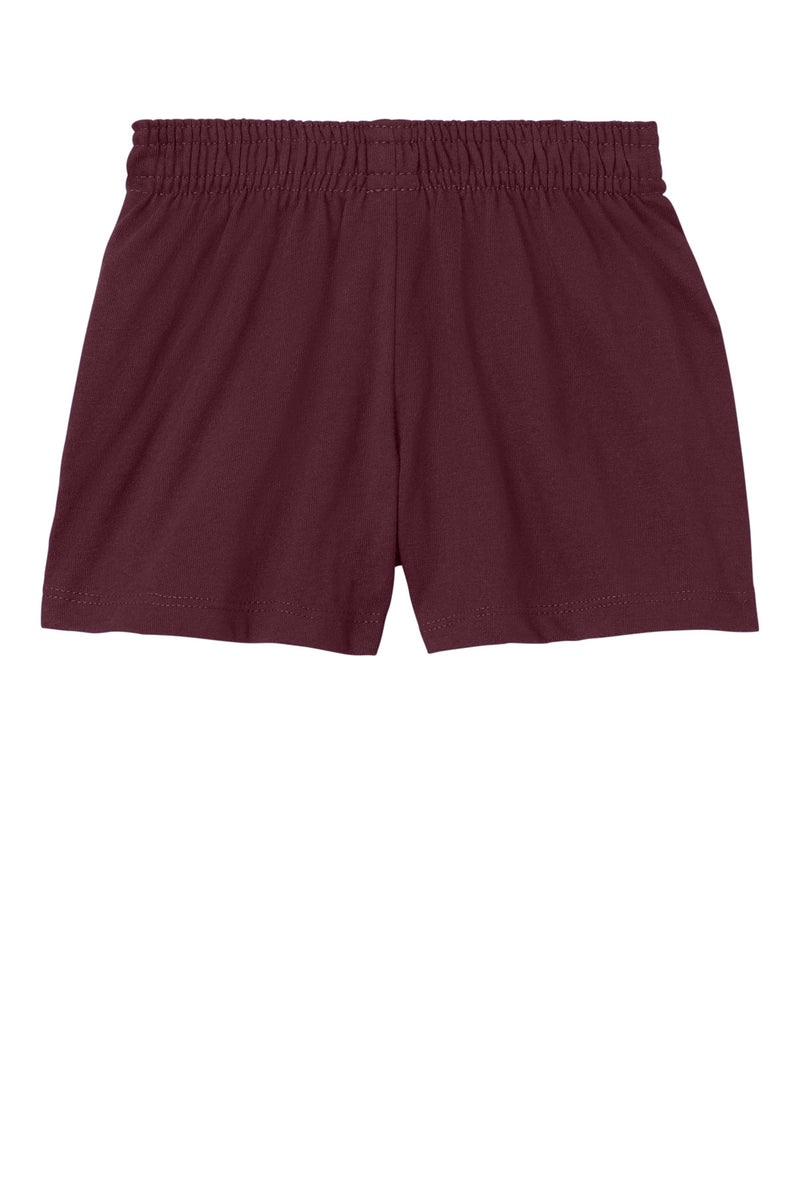 Sport-Tek Girls Jersey Knit Squad Short - Maroon