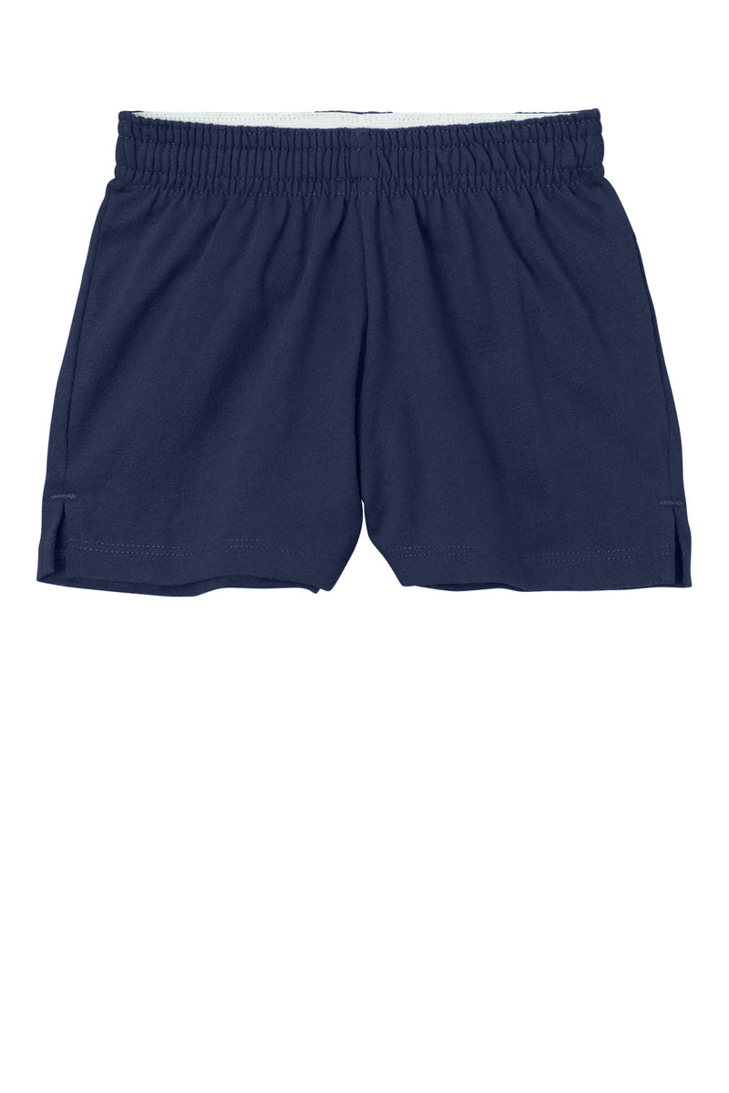 Sport-Tek Girls Jersey Knit Squad Short - True Navy