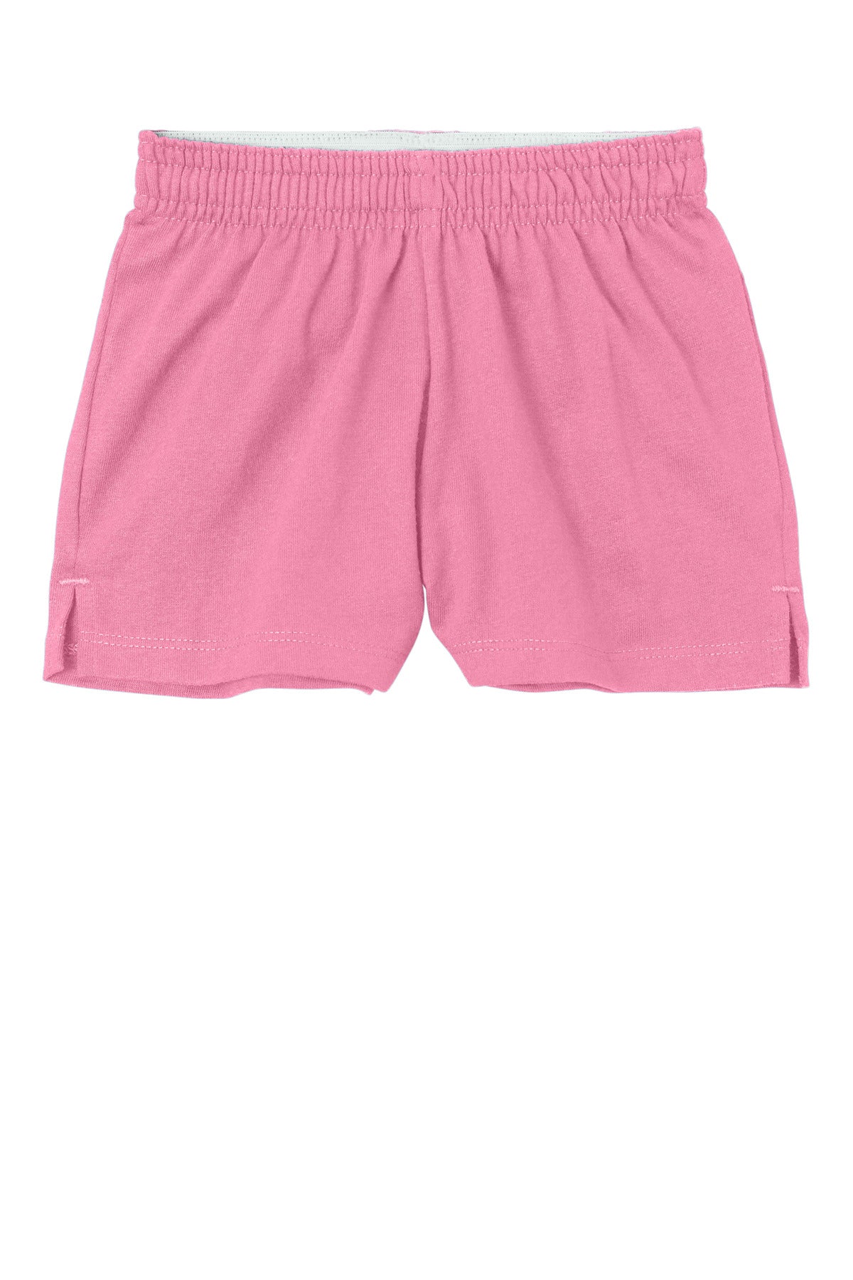 Sport-Tek Girls Jersey Knit Squad Short - True Pink
