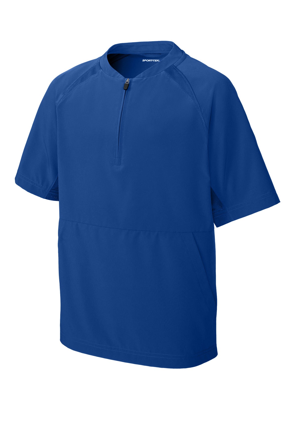 Sport-Tek Youth Repeat 1/2-Zip Short Sleeve Jacket - True Royal