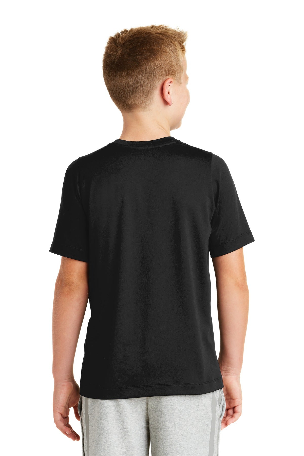 New Era  Youth Series Performance Crew Tee - Black Solid