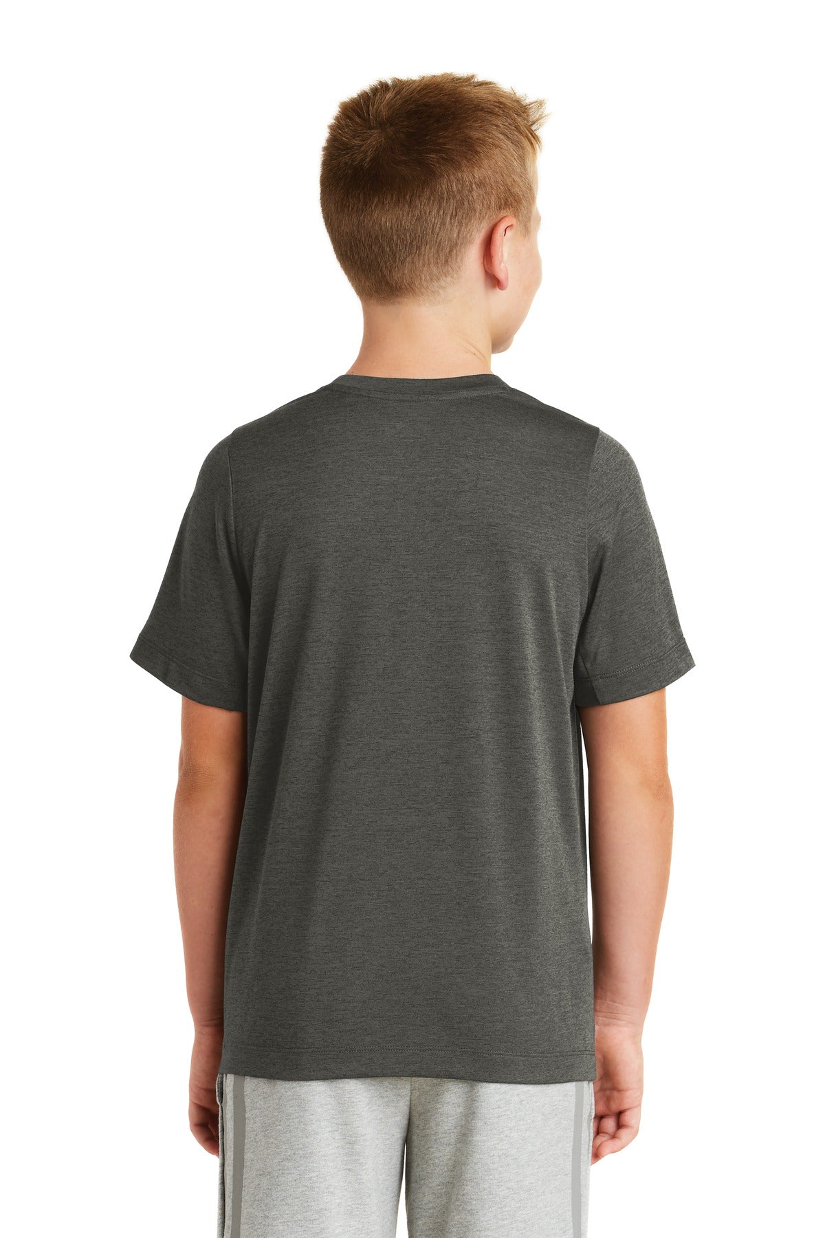 New Era  Youth Series Performance Crew Tee - Graphite