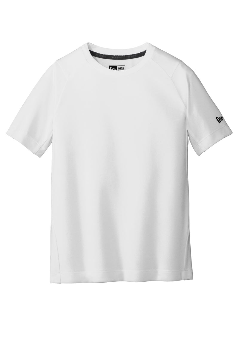 New Era  Youth Series Performance Crew Tee - White Solid