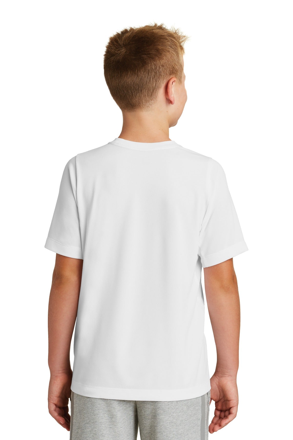 New Era  Youth Series Performance Crew Tee - White Solid