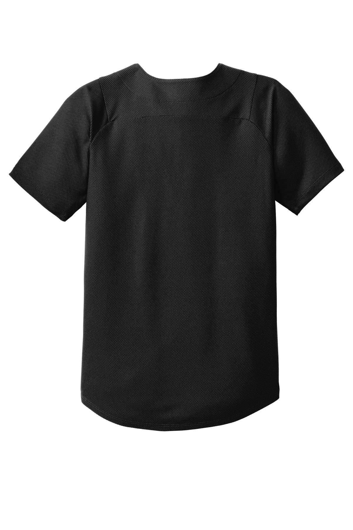 New Era  Youth Diamond Era Full-Button Jersey - Black