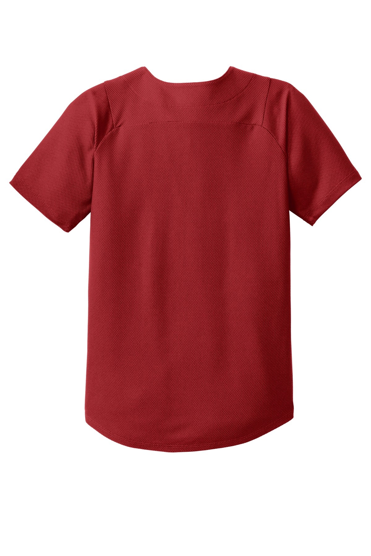 New Era  Youth Diamond Era Full-Button Jersey - Crimson