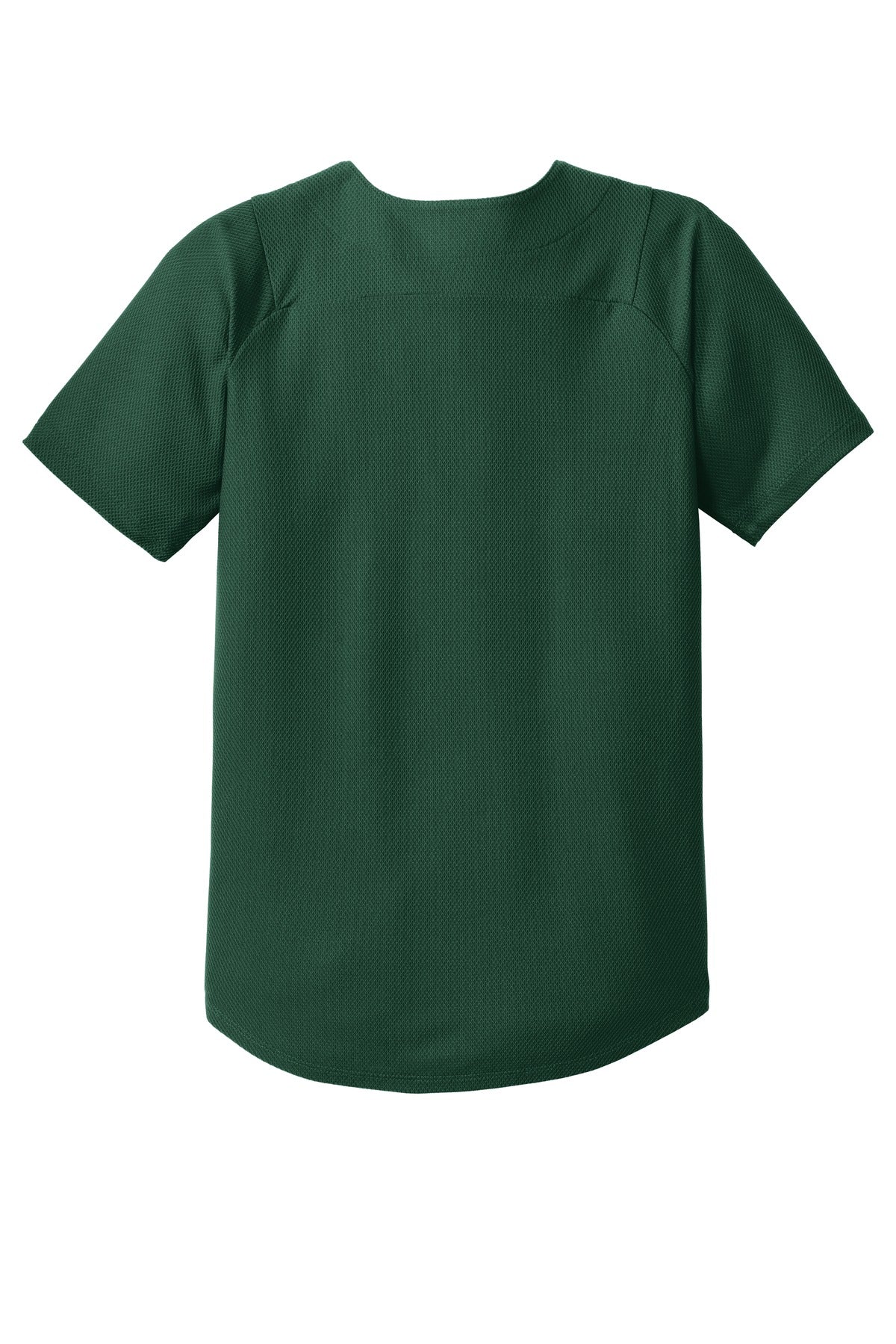 New Era  Youth Diamond Era Full-Button Jersey - Dark Green