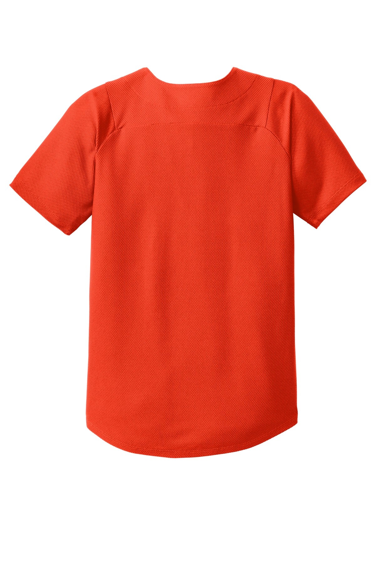 New Era  Youth Diamond Era Full-Button Jersey - Deep Orange