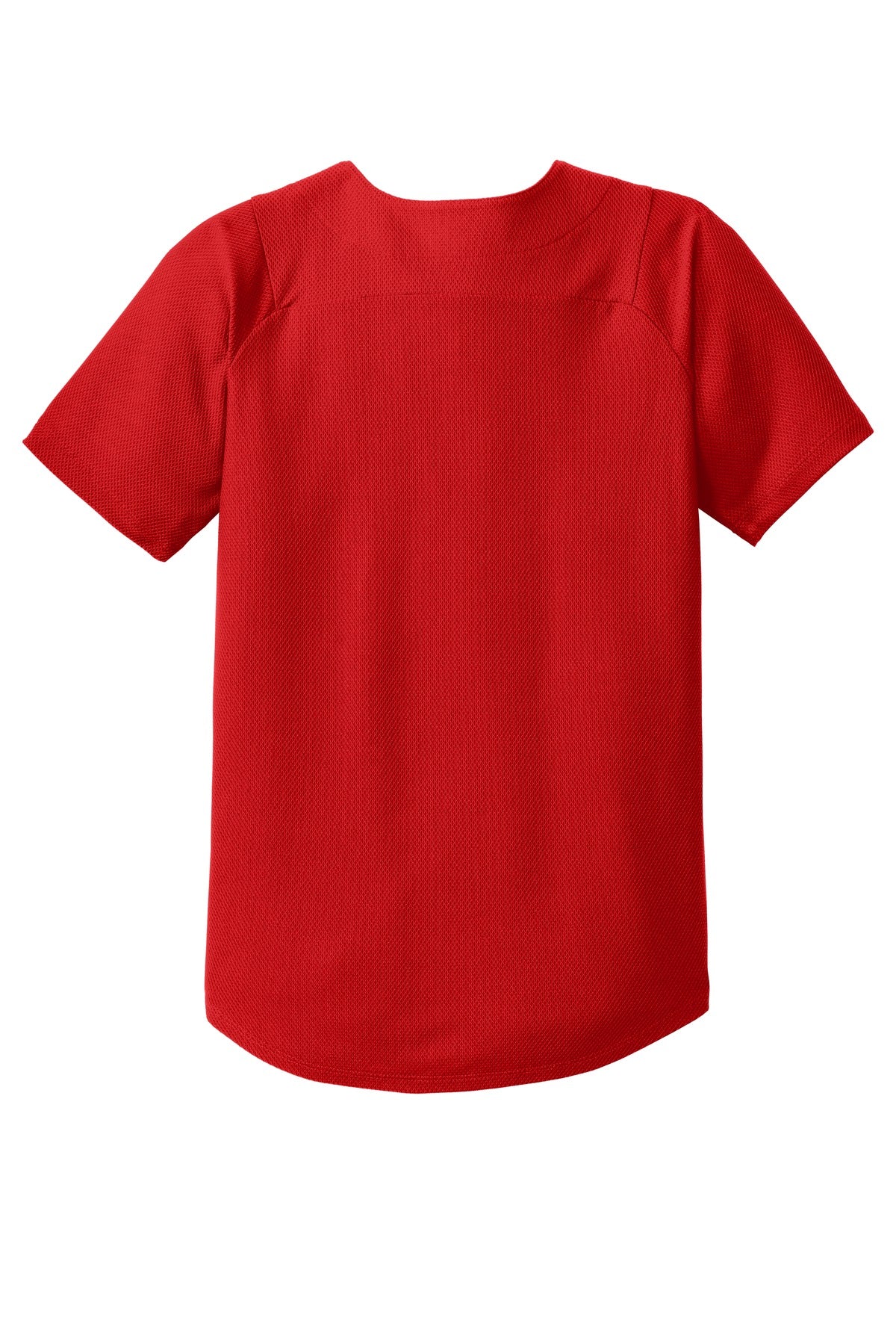 New Era  Youth Diamond Era Full-Button Jersey - Scarlet