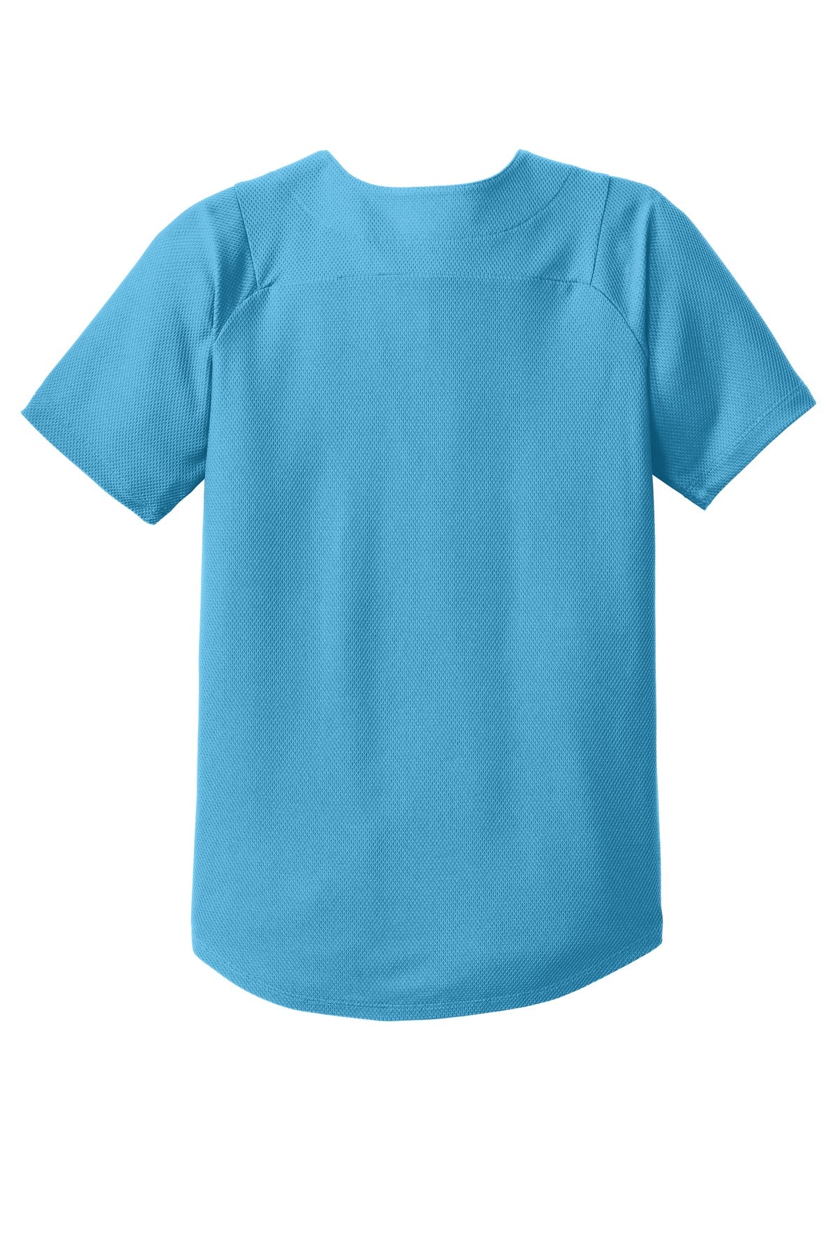 New Era  Youth Diamond Era Full-Button Jersey - Sky Blue