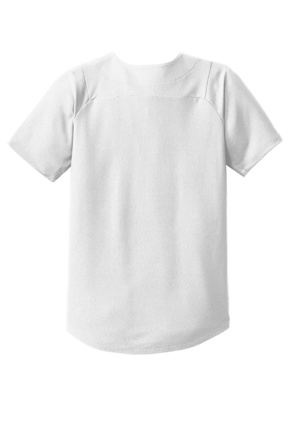 New Era  Youth Diamond Era Full-Button Jersey - White