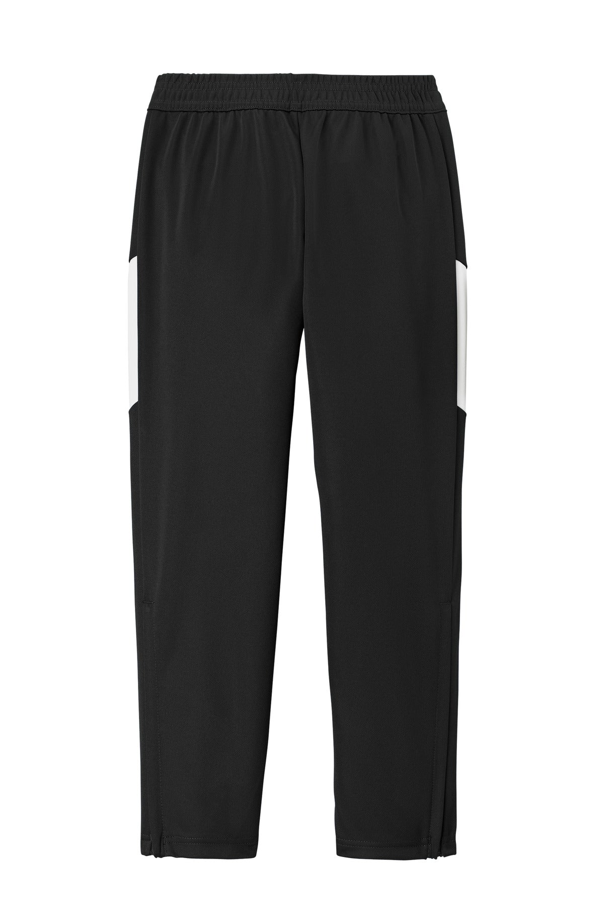 Sport-Tek Youth Travel Pant - Black/ White
