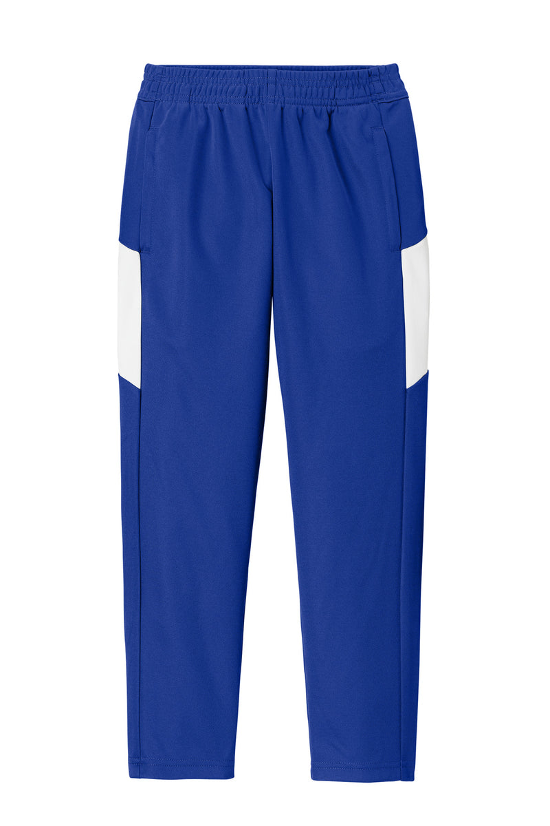 Sport-Tek Youth Travel Pant - True Royal/ White