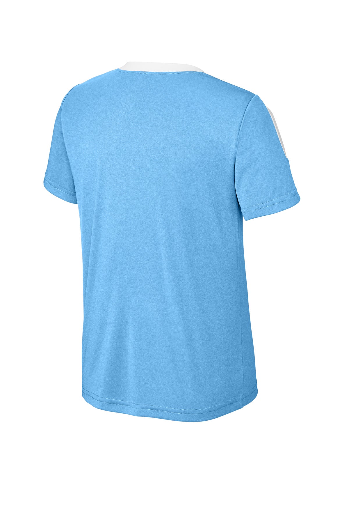 Sport-Tek Youth Competitor United Crew - Carolina Blue/ White