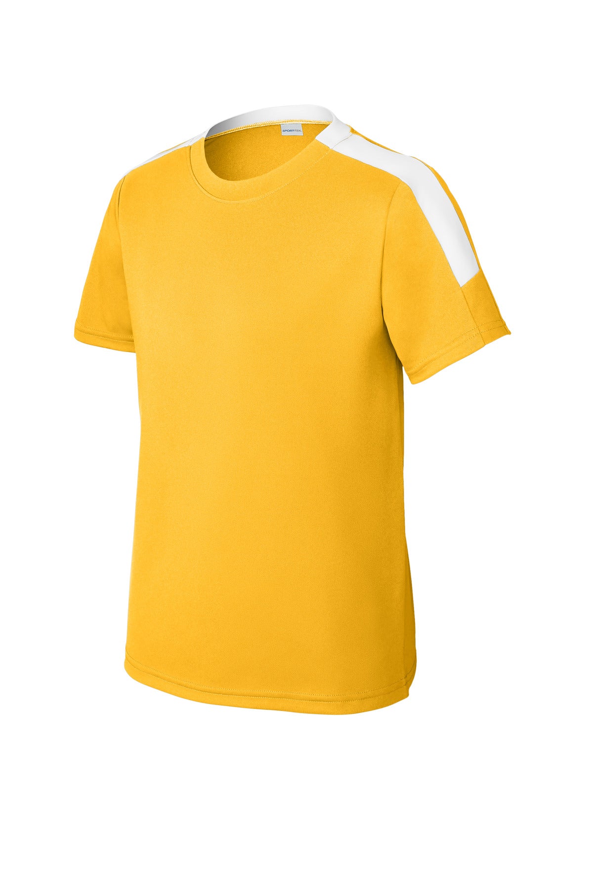 Sport-Tek Youth Competitor United Crew - Gold/ White