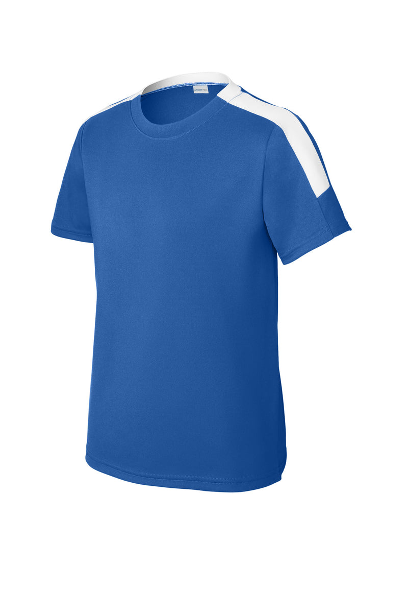Sport-Tek Youth Competitor United Crew - True Royal/ White