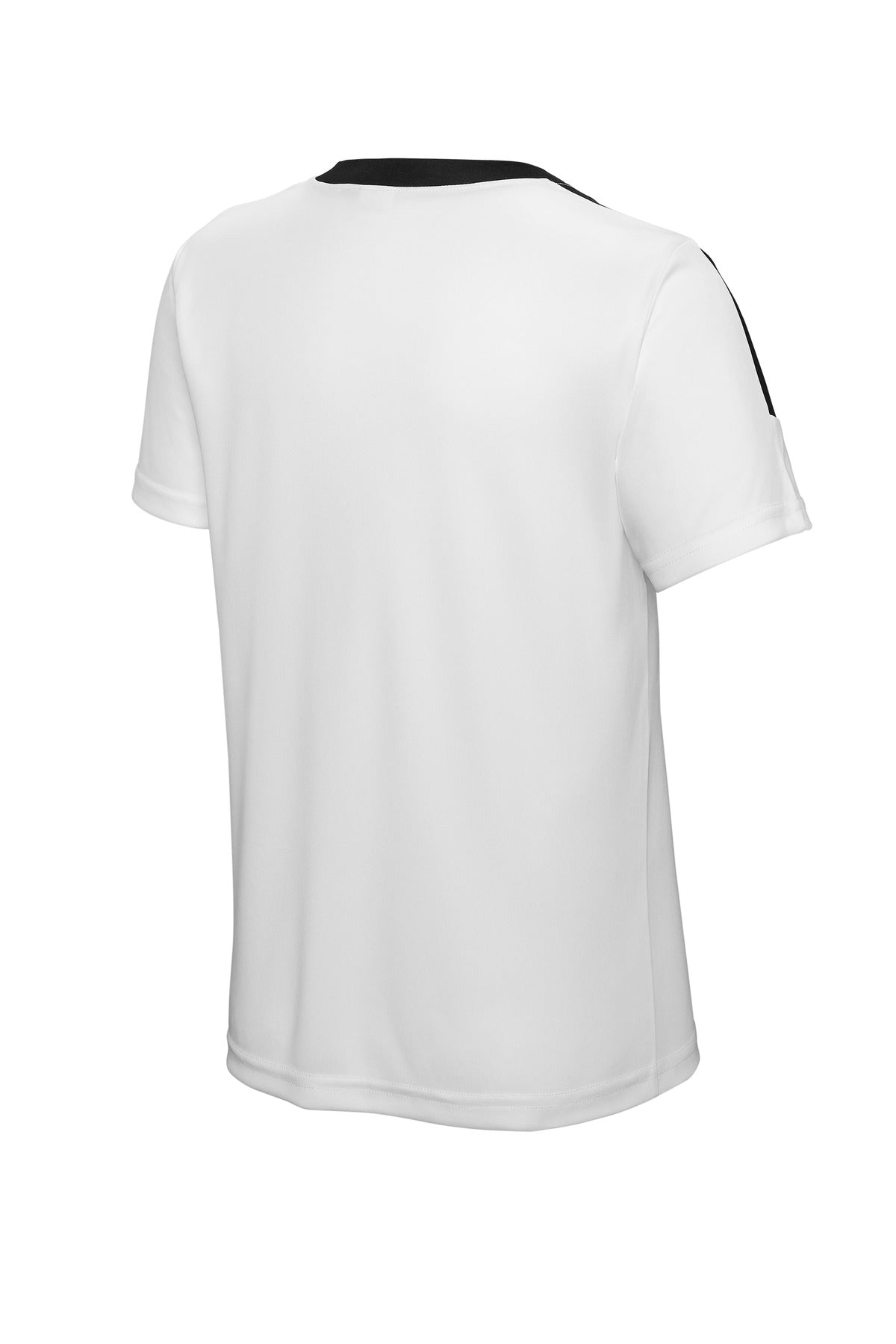 Sport-Tek Youth Competitor United Crew - White/ Black