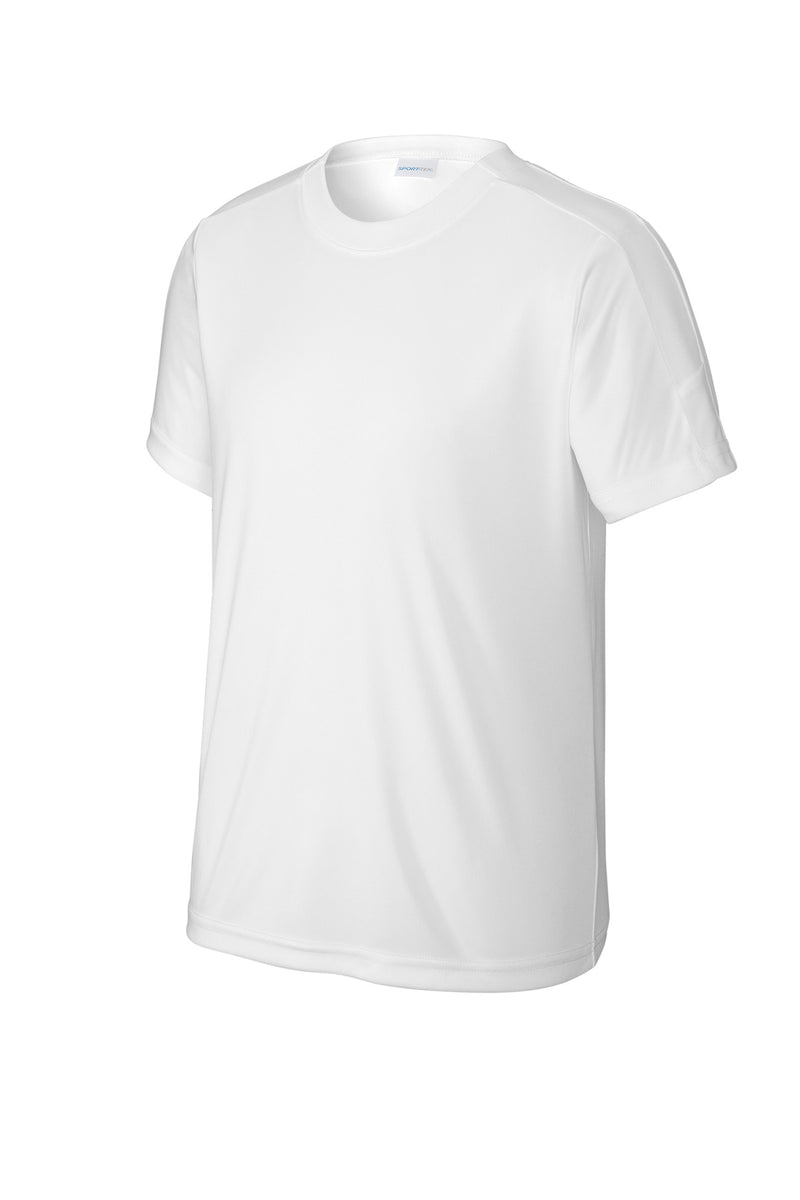 Sport-Tek Youth Competitor United Crew - White/ White