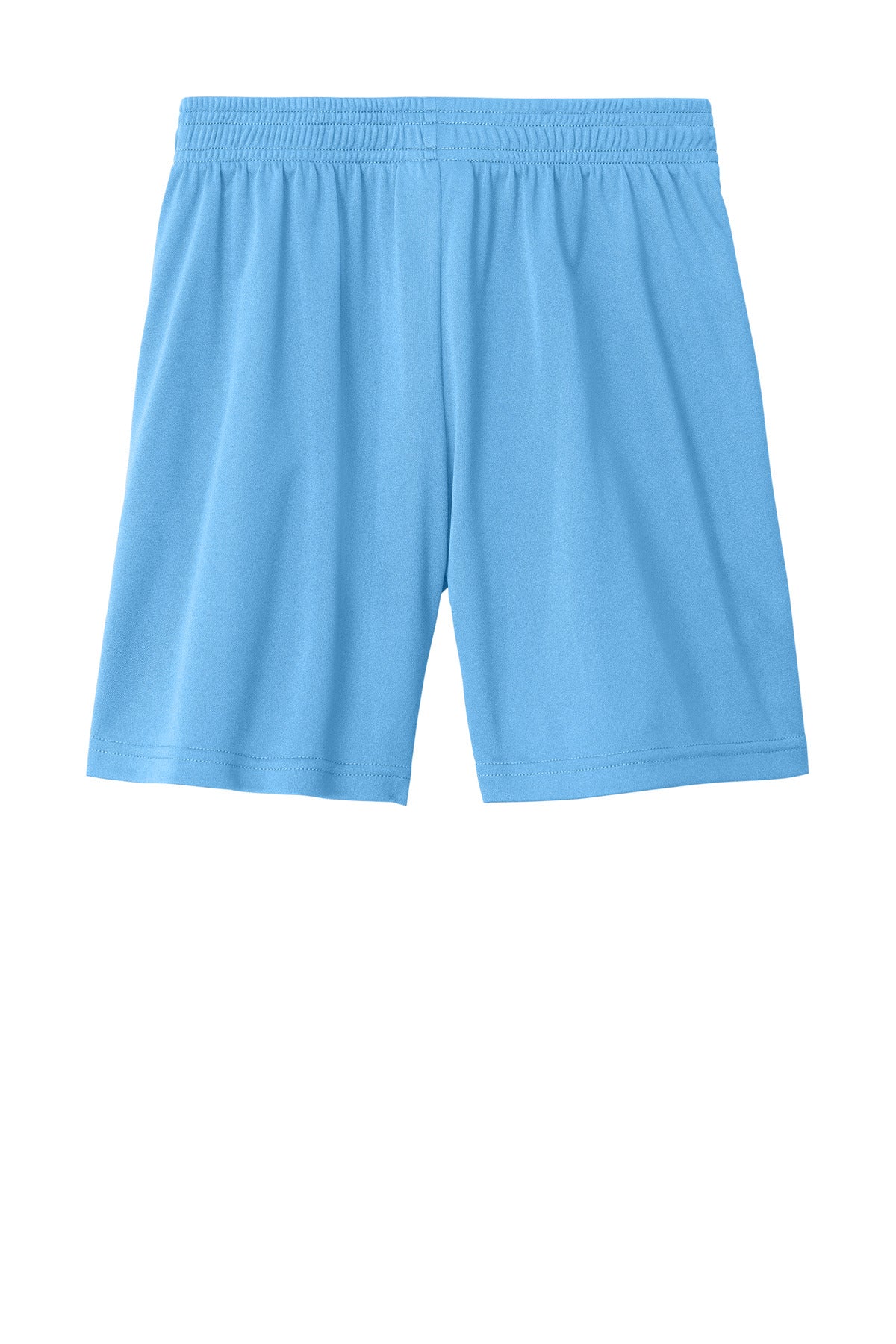 Sport-Tek Youth Competitor United 5  Short - Carolina Blue/ White