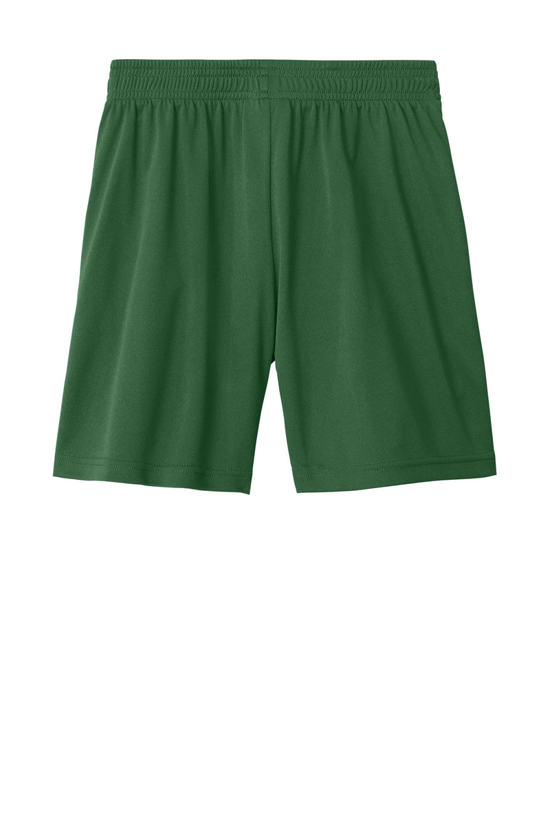 Sport-Tek Youth Competitor United 5  Short - Forest Green/ White