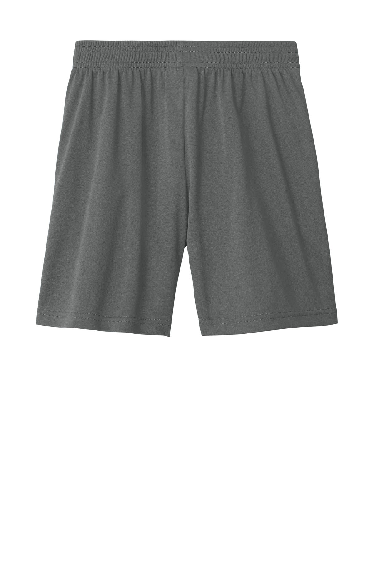 Sport-Tek Youth Competitor United 5  Short - Iron Grey/ White
