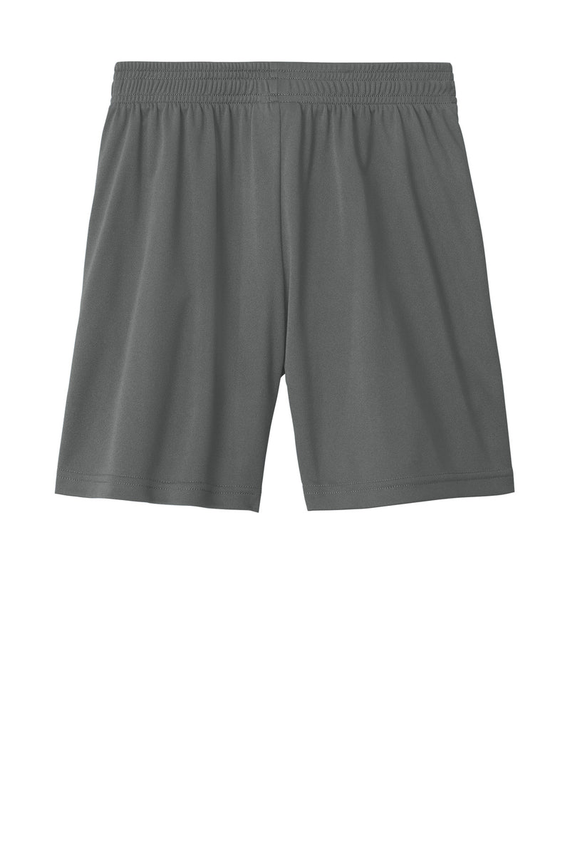 Sport-Tek Youth Competitor United 5  Short - Iron Grey/ White