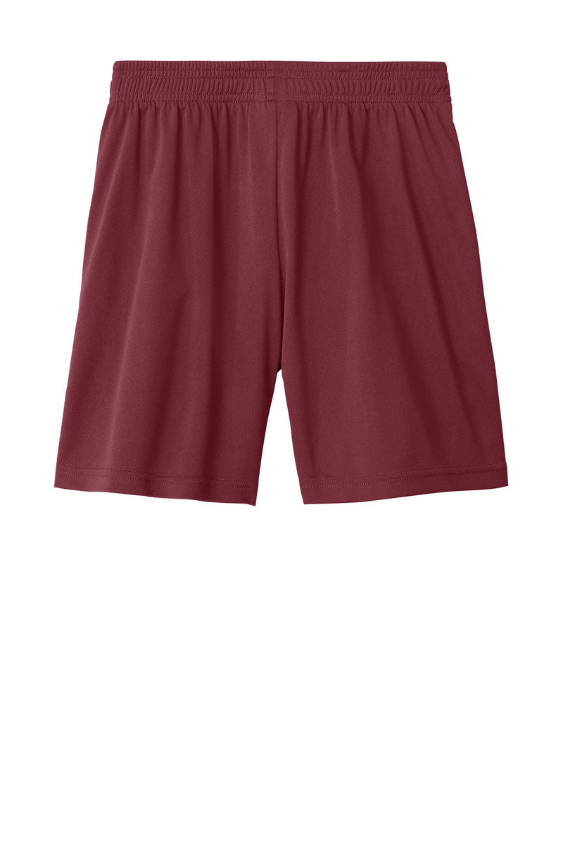 Sport-Tek Youth Competitor United 5  Short - Maroon/ White