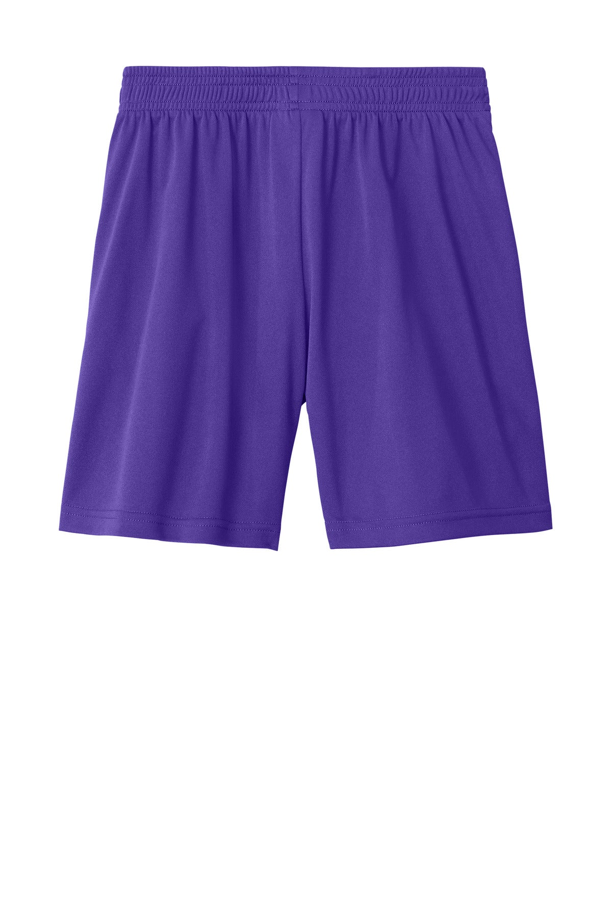 Sport-Tek Youth Competitor United 5  Short - Purple/ White